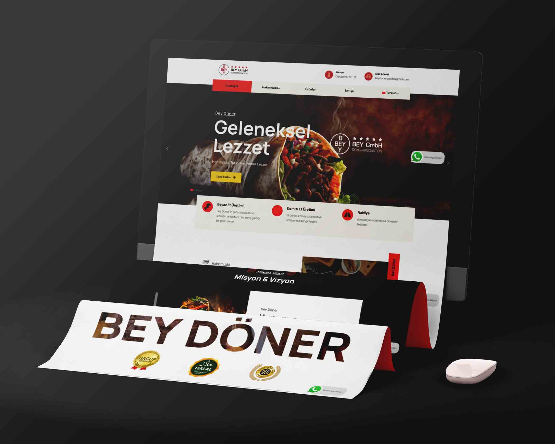 Bey GmBh Kurumsal Kimlik – Logo & Kurumsal Kimlik · Grafik Tasarım · E-Ticaret